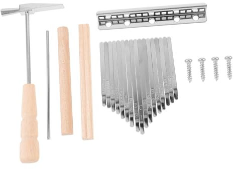 MILISTEN 1 Satz Kalimba-Zubehör Fingerklavier Schlüssel Xylophone Daumentrommel Mbira-Finger Musical kinderinstrumente musikinstrumente daumen klavier zubehör DIY Daumenklavier Stahl