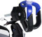Gancio per moto, doppio gancio per scooter ciclomotori, porta borsa in lega di alluminio, manubrio per borse, caschi, shopping, montaggio sicuro, 1,89 pollici, 120 g