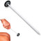 Marteau Reflexe Medical,Marteau Reflexe,Marteau Réflexe Neurologique avec Pointe Pointue, Marteau Neurologique Rond Noir pour Réponses Superficielles, pour Examens