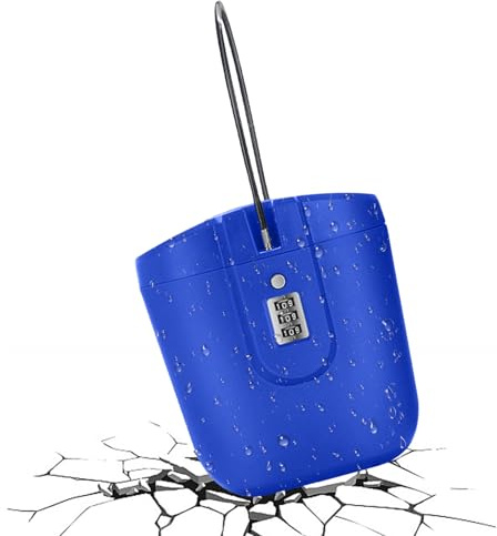 Strandsafe Für Ihre Wertsachen - Wasserdichte Tragbare Schlüsselverriegelungsbox Mit Kombinationscode, Tragbarer Speicher Mit Großer Kapazität Für Reisen, Persönliche Artikel Speicherplatz