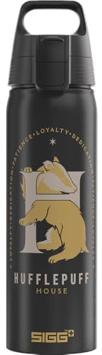 Sigg - Aluminium Water Bottle - WMB One Hufflepuff - Suitable for Carbonated Drinks - Leak-Proof - Feather-Light - BPA-Free - Sports & School - 0.75 L
