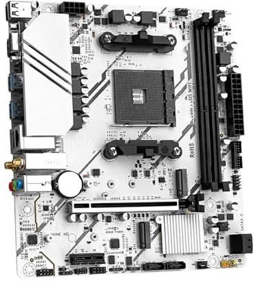 Fit For JGINYUE B550 AM4 M-ATX Motherboard Supports Ryzen 4000/5000 Series DDR4 RAM Desktop PCIe4.0 WiFi6E BT5.2 motherboard