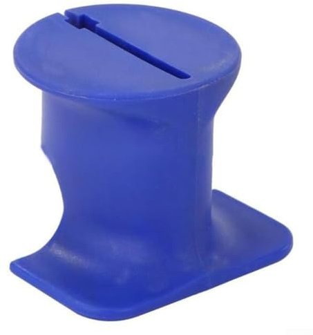 EasyGrip Stämpelhållare och enkel för metallstämplingsjigg för metallhandstämpling, plastkonstruktion för bekväm gör-det-själv för metallhantverk (8 x 8 mm)