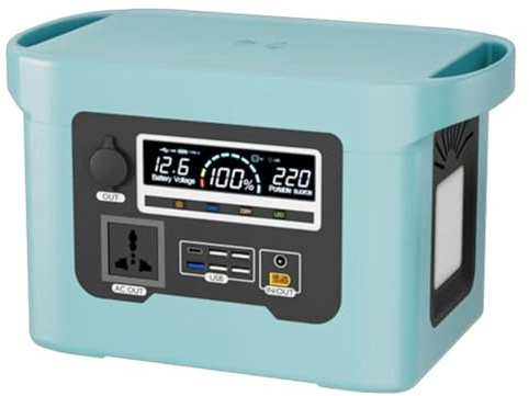 Portable Power Bank 800W 220V Energy Storage for Camping & Emergency Use - Large Capacity 480Wh