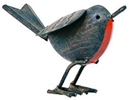 Metallic Robin Ornament