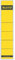 Leitz 1643 Rückenschilder für Standard-Ordner, selbstklebend, kurz, schmal (100er Vorteilspack, gelb)