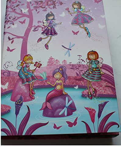 GK Konzept & Handels GmbH Heftbox Feen Fairy für A4 Hefte Material: Pappe Farbe: Bunt mit Glitzer = 1 Heftbox