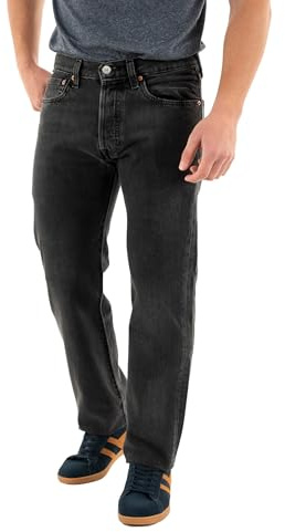 Levi's Hombre 501 Original Fit Vaqueros, Black, 33W / 32L