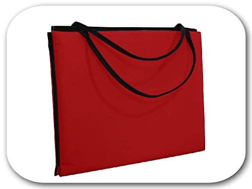 FORTISLINE Matelas de Plage Pliable avec Anse de Transport W420_07 Rouge-Bain de Soleil-lit de Plage
