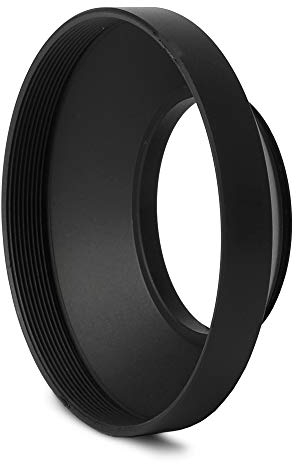 CELLONIC Paraluce Compatibile con Nikon AF Nikkor 50mm f/1,4D AF Nikkor 50mm f/1,8D con Filettatura a Vite HR-2 Ø 52mm Lens Hood in Metallo Protegge l'obiettivo e la Lente da Urti e Graffi