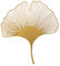 MEGAUK Kreative Metall Lesezeichen Bookmark mit Quaste Geschenkbox Ginkgo Blatt Design (Gold)