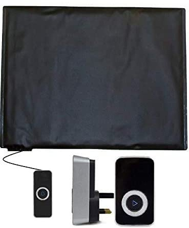 K M Electronics®Wireless Pressure MAT PAD Alarm Alert Floor Door Bedside Security 200M Range