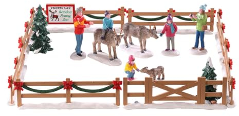 Lemax - Vail Village - Zubehör: Rentier Petting Zoo
