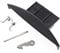 Door Handle Kit For Hotpoint Washing Machine Quality Compatible Part - Black