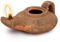 Herodian - Classic with Handle - Replica Ancient Clay Oil LAMP in Gift Bag & Certificate of Authenticity Hanukkah-Judaica/Christian Gift