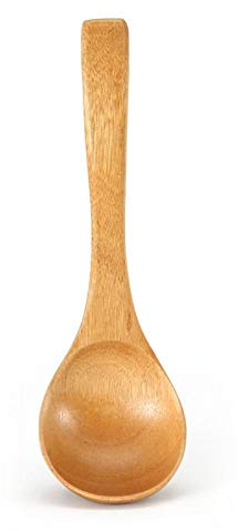 Ustensile de cuisine, louche en bois naturel, bonne ténacité pour cuisiner ou servir la soupe pour le restaurant(wood spoon)