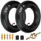 FVRITO 4.80/4.00-8 480/400-8 - Tubo interior de repuesto para cortacéspedes, camiones de mano, carretillas, generador de carretillas, mini bicicleta, Go Kart, TR87, vástago de válvula en ángulo,