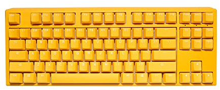 DUCKY One 3 Yellow TKL Gaming Tastatur, RGB LED - MX-Blue (US)