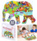 Elephant Jigsaw Puzzle for Kids Entertainment 200 Pieces Animal Jigsaws Puzzles Unique Shape Birthday for Children Age 4 5 6 7 8 9 10 Years Large Jigsaw Puzzle