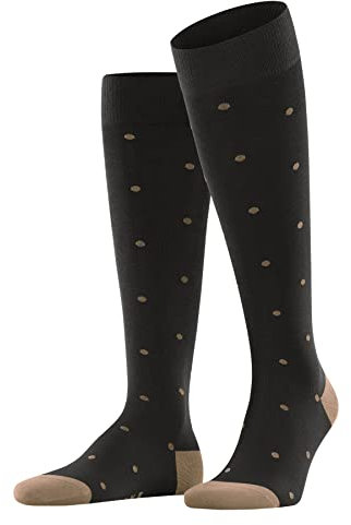 FALKE Dot M Kh cotone al ginocchio fantasia 1 paio, Calzini lunghi Uomo, Marrone Brown 5931, 43-46