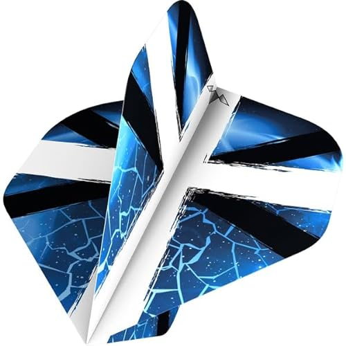 Mission Darts | Josh Rock 'Blue Rock' Dart Flights | 100 Mikron Premium Extra Stark Standard No2 | 3 Sets (F3941)