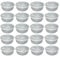 (Pack of 30) Large Clear Round Plastic Food Storage Containers With Airtight Lids Meal Prep Takeaway Storage Containers BPA Free Kitchen Storage Container Microwave & Freezer Safe (2.5L Litre)