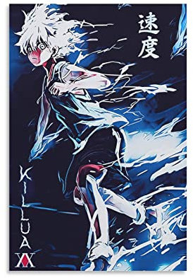 YYKG Anime Hunters X Hunters Killua Poster Dekorative Malerei Leinwand Wandkunst Wohnzimmer Poster Schlafzimmer Gemälde 30 x 45 cm