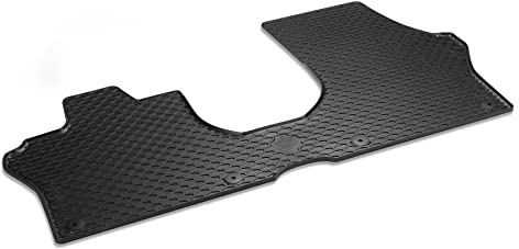 Volkswagen 1T3061551041 Gummi Fußmatte Plus-Qualität Allwetterfußmatte Gummimatte vorn, einteilig, schwarz