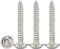 Drenky Tornillos de Chapa Torx M5x25mm,50 Piezas Tornillos Roscachapas Autotaladrante con Arandela Estampada Tornillos Madera Acero Inoxidable A2 V2A,Totalmente roscado