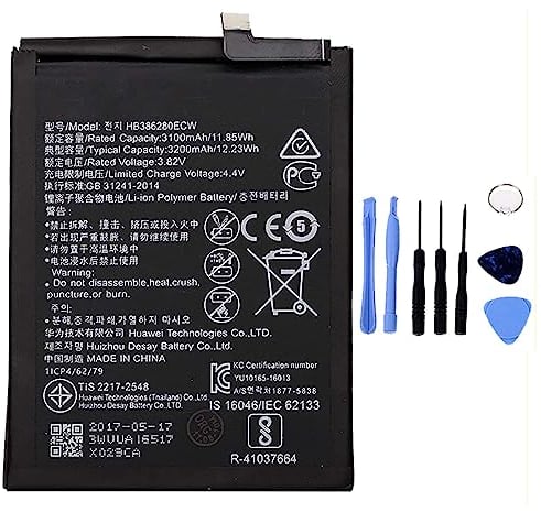 BATTERIA COMPATIBILE CON HUAWEI P10 - HONOR 9 HB386280ECW 3200MAH ALTA CAPACITÀ CON KIT SMONTAGGIO INCLUSO