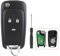 433MHz ID46 Chip 3 Buttons Car Remote Key For Opel Vauxhall Astra J Corsa E Insignia Zafira C Mokka No Keyless go with Screwdriver Key Ring