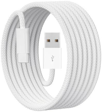 Cavo di ricarica in tessuto USB-C per Apple iPhone 16/15 Pro Max Plus Carplay Cavo di ricarica USB A a USB C Cavo di ricarica per Apple Car Carplay per Apple iPhone 16/15 AI Phone USB C intrecciato