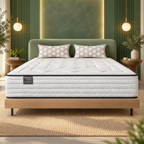 T-ORMU Colchón 135 x 190 Viscoelástico Premium Altura 28 cm - Firmeza Alta - Ideal para Dolores de Espalda - Colchones 135x190 Ortopédico y Ergonómico - Colchon viscoelastico 135x190 Matrimonio