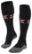 FALKE Damen Skisocken SK4 Advanced W Kh Wolle Funktionsmaterial warm dünn 1 Paar, Schwarz Black-Mix 3010 Stripe, 37-38