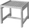 osoltus Outdoor Beistelltisch FSC Akazie Holz Soho mit abnehmbaren Tablett grau 50x50cm