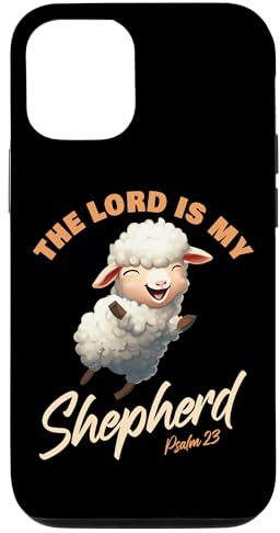 Coque pour iPhone 15 Le Seigneur est mon berger – Psaumes 23 verset de foi chrétienne