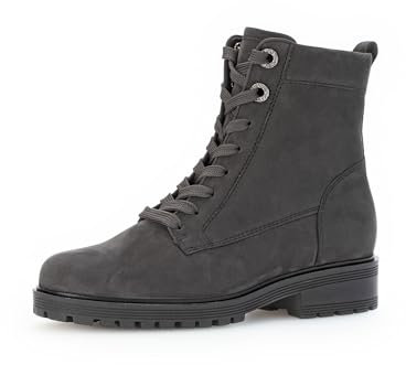Gabor Damen Schnürstiefeletten, Frauen Stiefeletten,schnürboots,reißverschluss,Boots,Stiefel,Bootee,Booties,Pepper (Micro),41 EU / 7.5 UK