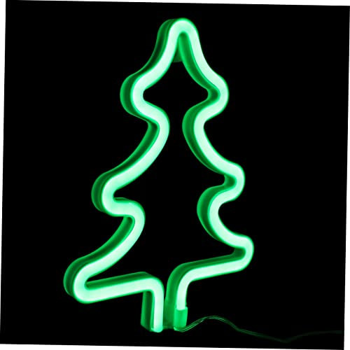 Homoyoyo Led-weihnachtsbaum Mit Neonlicht Weihnachtsbaum-ornament Weihnachtsschmuck Für Zimmer Und Schlafzimmer Warmes Und Angenehmes Licht
