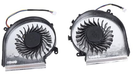 Laptop CPU GPU Cooling Fan for msi, 4 Pin Power Connector Quiet Laptop Cooling Fan for MSI GE62VR GP62VR GP62MVR PAAD06015SL N366 N371