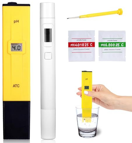 pH Messgerät und TDS Messgerät Set,TDS Tester ppm Messgerät Wasser,Pool pH Wert Messgerät,TDS EC Messgerät Wasserqualität Tester für pH/TDS/EC/Temperatur pH Tester für Wasser Trinkwasser Aquarium
