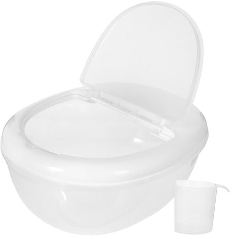 Ciieeo Contenedor Hermético para Arroz de Plástico Pp 5kg con Tapa