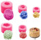 keyxer 5 Pièces Moule Silicone Fleur, Moule Silicone Bougie Moules en Silicone en Forme de Fleur 3D en Forme de Rose,Moule Fondant Bougie pour Fabrication de Savon, Bougies, Gâteaux, Bonbons
