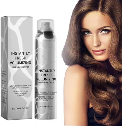 Junjie Volumizing Dry Shampoo Spray, Natürliches Trocken Shampoo Volumen, Erfrischend und Nicht Fettend (1PCS)