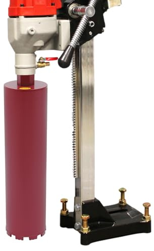 Diamant-Bohrkrone 410mm M22 für Winkelschleifer, Bohrkrone für Beton, Mauerwerk Stein, Nassbohren, 410mm Tiefe