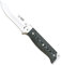 Cudeman 328-M MT-6 Klappmesser Böhler N-695 Klinge aus 11 cm Stahl, 12,5 cm schwarzer Micarta-Griff für Jagd, Überleben und Bushcraft + Flaschenhalter