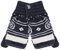 HEAT HOLDERS - Damen Thermo Fleece Norwegermuster Fingerlose Fäustlinge mit Daumen (One Size, Navy (Stockholm))