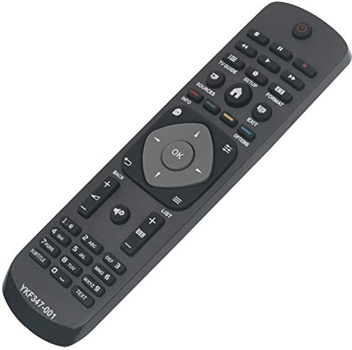 ALLIMITY YKF347-001 Fernbedienung Ersetzte für Philips UHD TV 22PFS4232 22PFS5303 22PFT4022 22PFT4232 22PFT5303 24PFS4022 24PFS4032 24PFT4022 24PFT4032 24PHS4022 24PHS4032 32PFS4132 32PFT4132