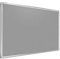 ALLboards Pinnwand Filztafel 120x90cm mit Alurahmen, Textiltafel Grau