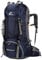 free knight 60L Wasserdichter Rucksack, ultraleichter, packbarer Kletterfischer Reiserucksack Tagesrucksack, handliche Faltbare Camping Outdoor-Tasche mit Regenschutz (Marine blau)