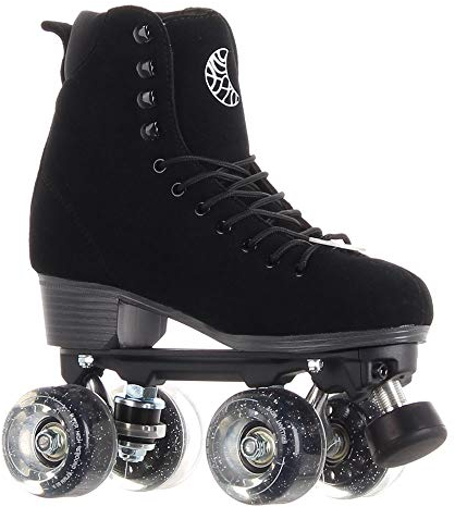 Skates Luna Quad Roller Figur Rollschuhe (Shadow schwarz, EU38 / UK5 / US 7.5/24.6cm)